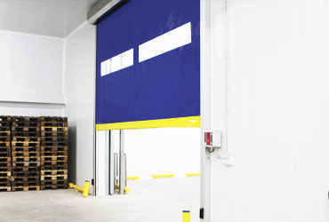 High-speed doors for cold storage