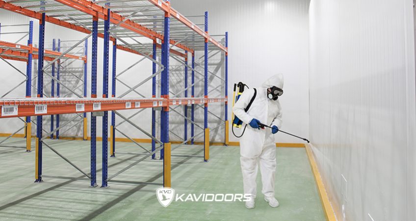 to clean cold storage rooms