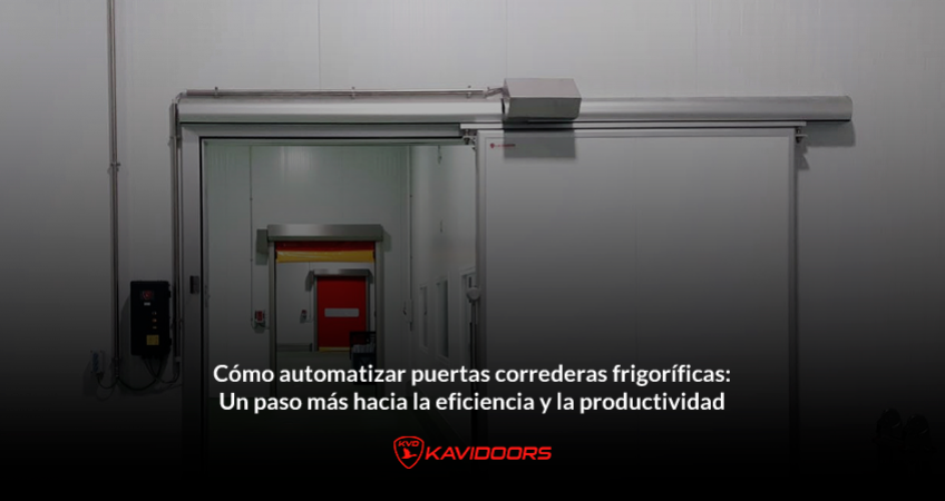 Automatizar puertas correderas frigoríficas